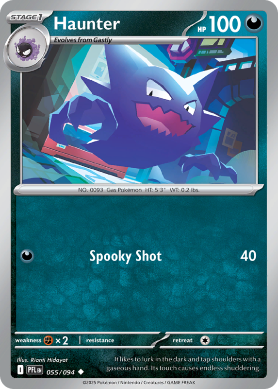 Haunter — me2 55 — Pokémon TCG