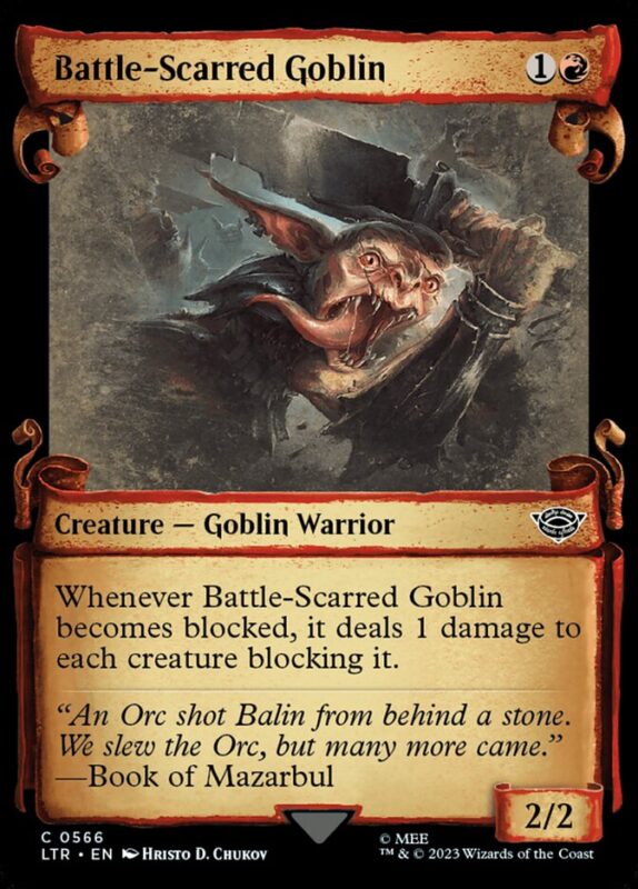 Battle-Scarred Goblin — ltr 566 — Magic The Gathering TCG