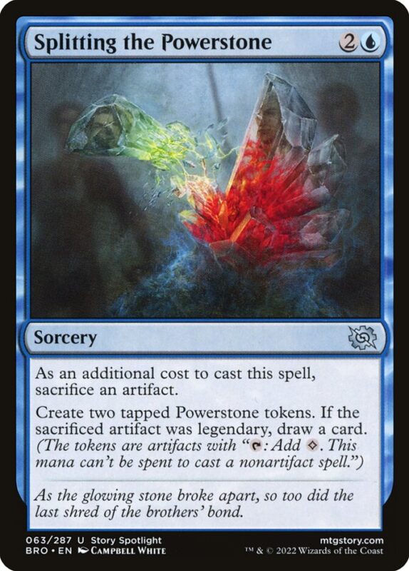 Splitting the Powerstone — bro 63 — Magic The Gathering TCG