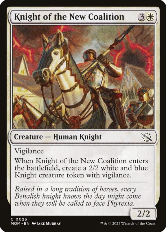 Knight of the New Coalition — mom 25 — Magic The Gathering TCG