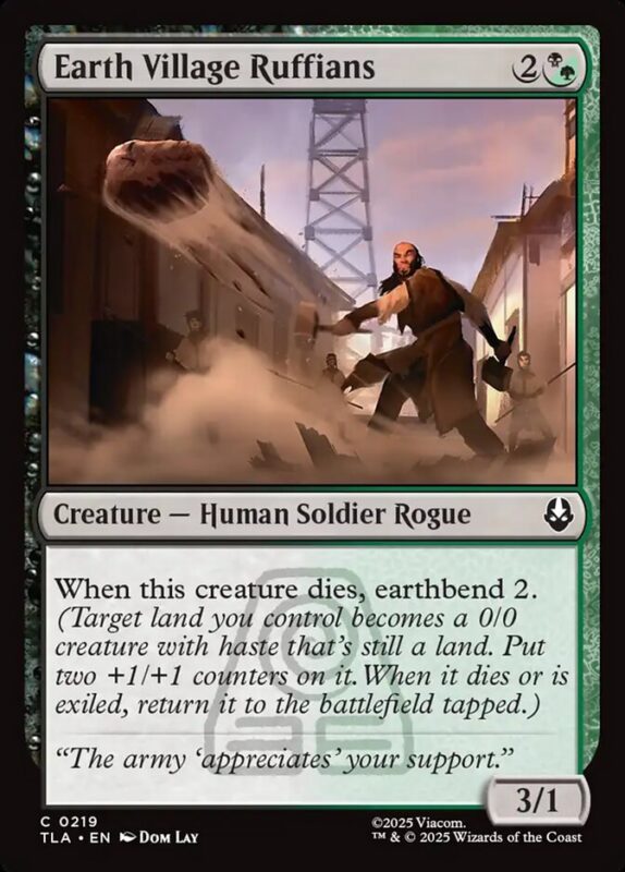 Earth Village Ruffians — tla 219 — Magic The Gathering TCG