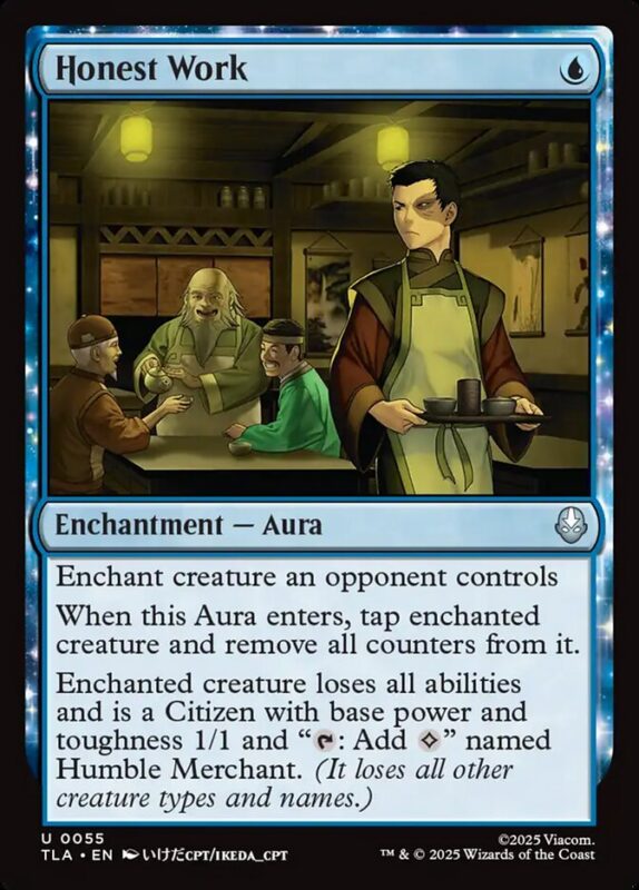 Honest Work — tla 55 — Magic The Gathering TCG