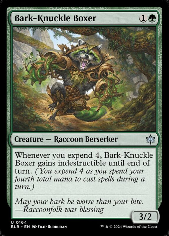 Bark-Knuckle Boxer — blb 164 — Magic The Gathering TCG