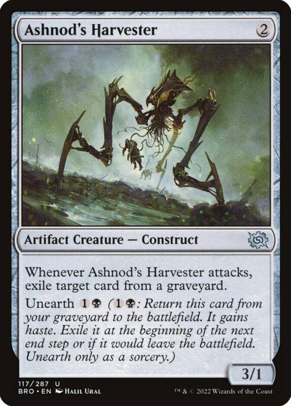 Ashnod's Harvester — bro 117 — Magic The Gathering TCG
