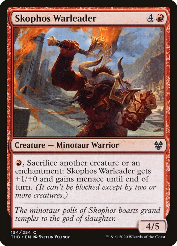 Skophos Warleader — thb 154 — Magic The Gathering TCG