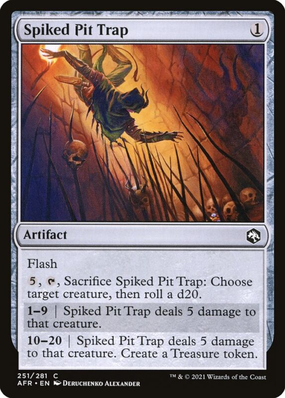 Spiked Pit Trap — afr 251 — Magic The Gathering TCG