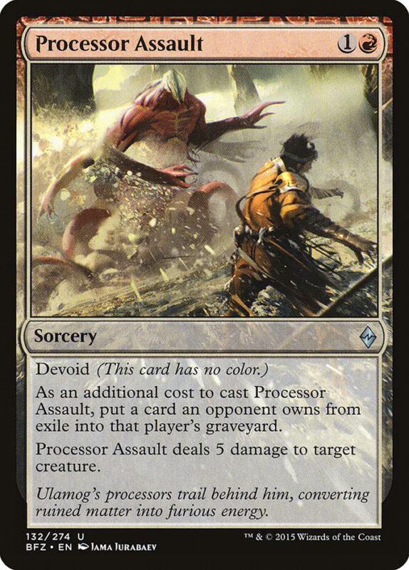 Processor Assault — bfz 132 — Magic The Gathering TCG