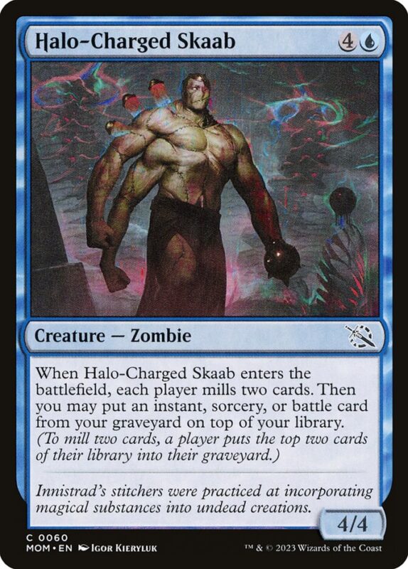 Halo-Charged Skaab — mom 60 — Magic The Gathering TCG