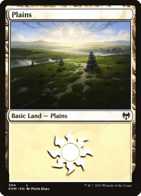 Plains — khm 394 — Magic The Gathering TCG