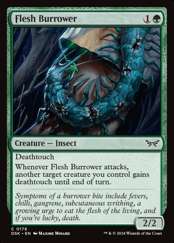 Flesh Burrower — dsk 178 — Magic The Gathering TCG