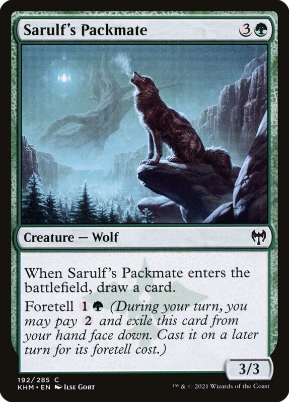 Sarulf's Packmate — khm 192 — Magic The Gathering TCG