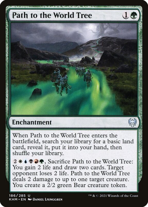 Path to the World Tree — khm 186 — Magic The Gathering TCG