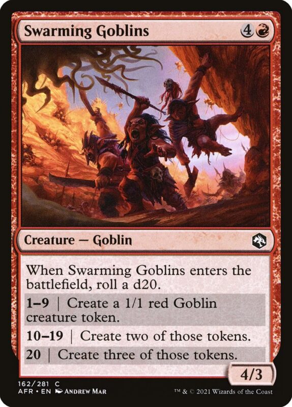 Swarming Goblins — afr 162 — Magic The Gathering TCG