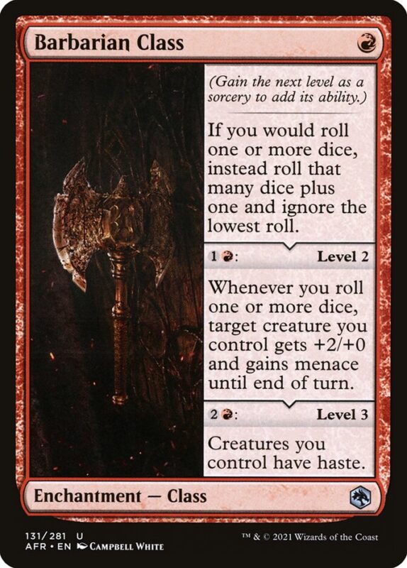 Barbarian Class — afr 131 — Magic The Gathering TCG