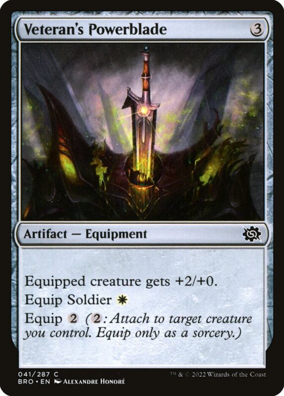 Veteran's Powerblade — bro 41 — Magic The Gathering TCG