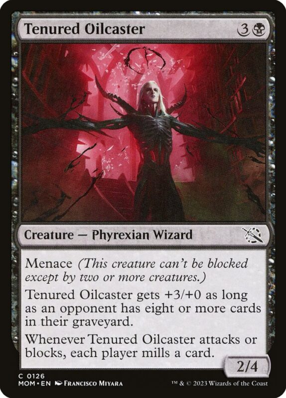 Tenured Oilcaster — mom 126 — Magic The Gathering TCG