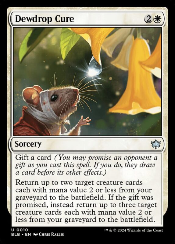 Dewdrop Cure — blb 10 — Magic The Gathering TCG