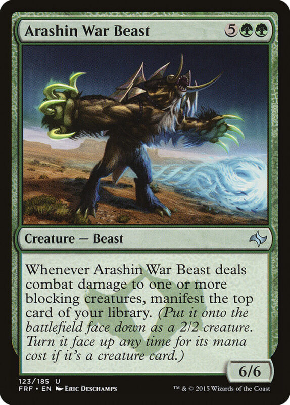 Arashin War Beast — frf 123 — Magic The Gathering TCG