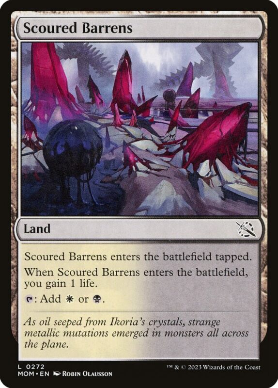 Scoured Barrens — mom 272 — Magic The Gathering TCG