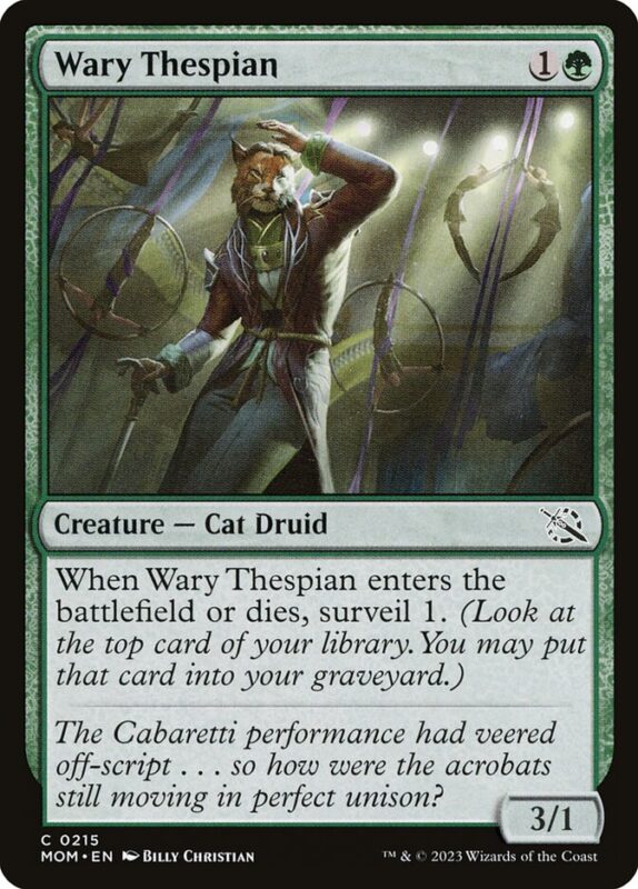 Wary Thespian — mom 215 — Magic The Gathering TCG