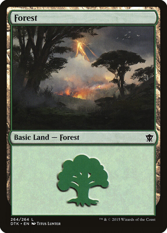Forest — dtk 264 — Magic The Gathering TCG