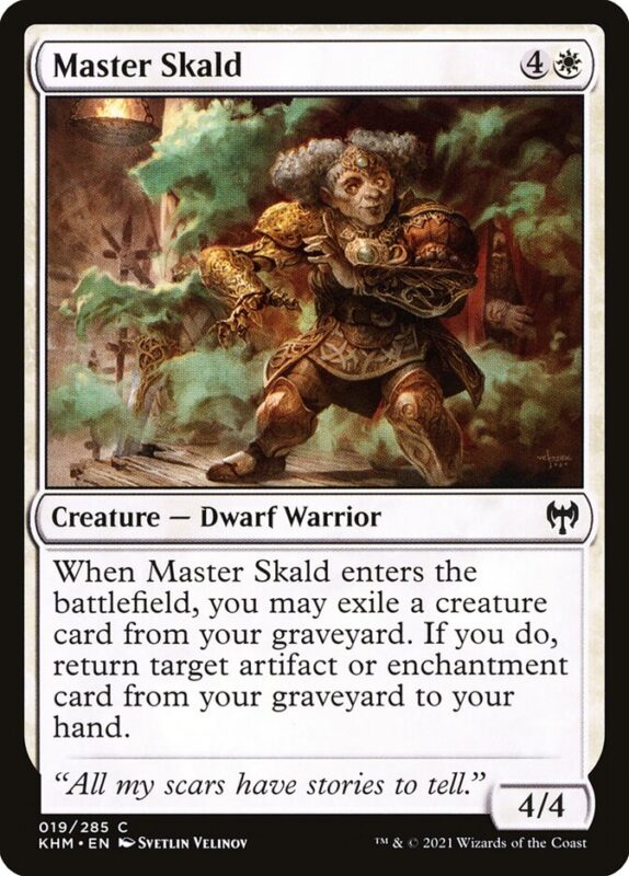 Master Skald — khm 19 — Magic The Gathering TCG