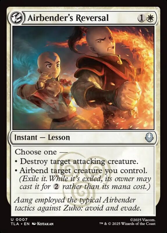 Airbender's Reversal — tla 7 — Magic The Gathering TCG