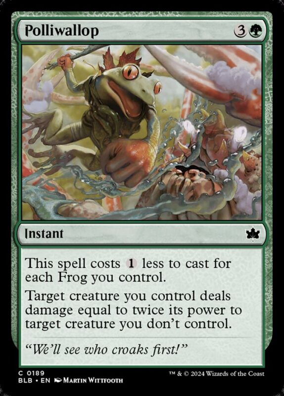 Polliwallop — blb 189 — Magic The Gathering TCG