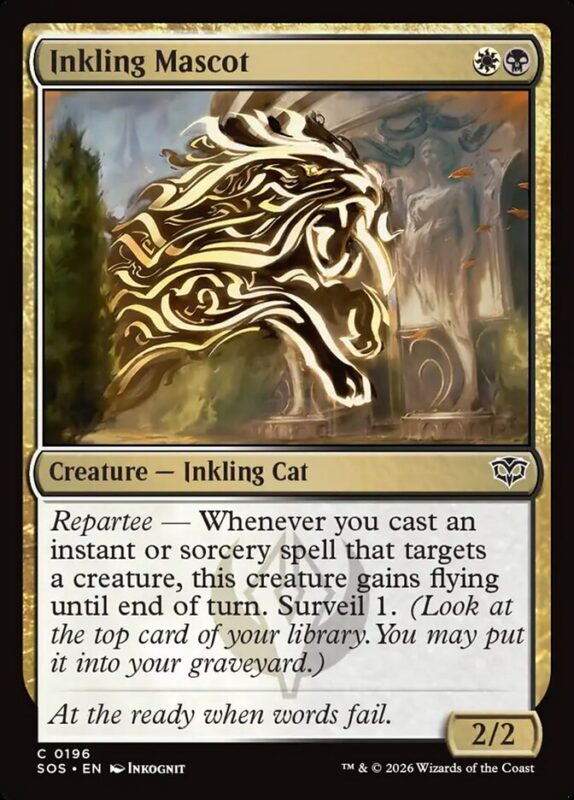 Inkling Mascot — sos 196 — Magic The Gathering TCG