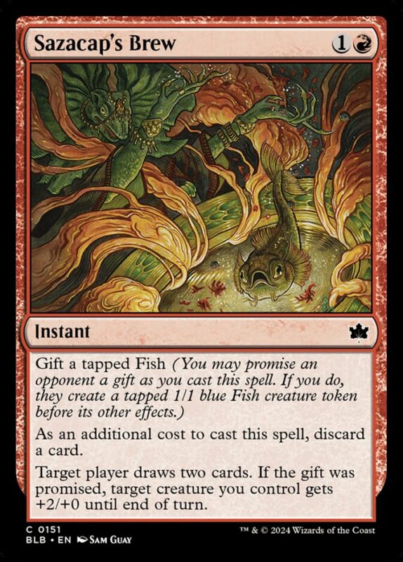 Sazacap's Brew — blb 151 — Magic The Gathering TCG