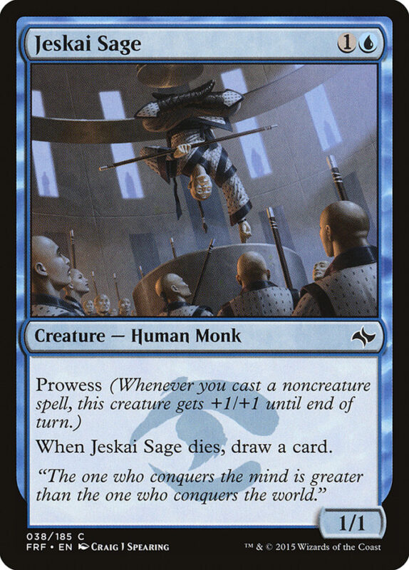 Jeskai Sage — frf 38 — Magic The Gathering TCG