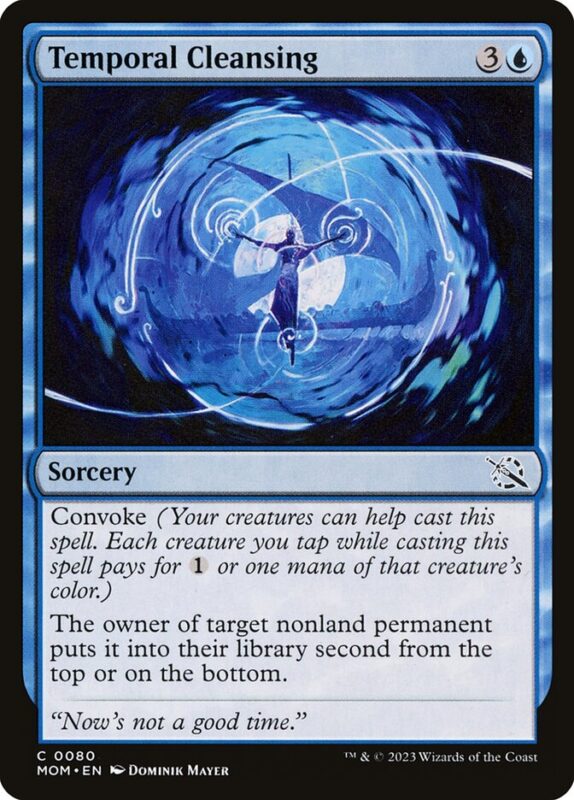 Temporal Cleansing — mom 80 — Magic The Gathering TCG