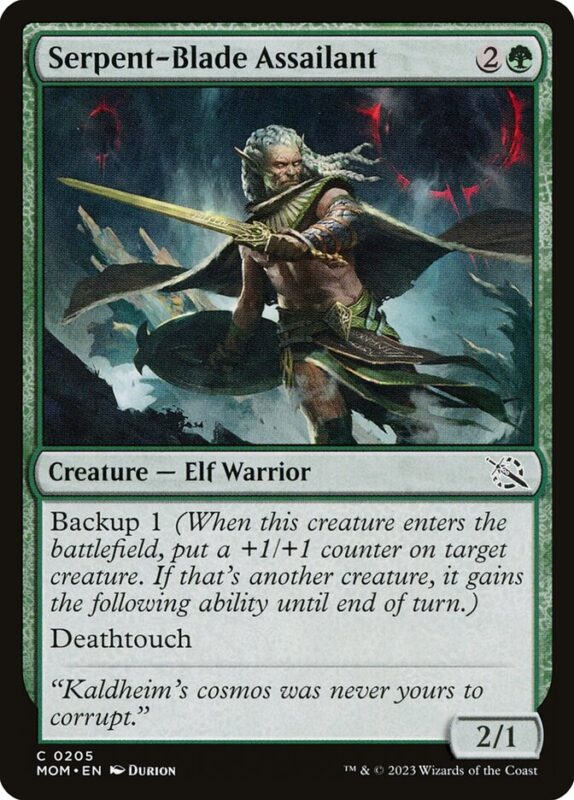 Serpent-Blade Assailant — mom 205 — Magic The Gathering TCG