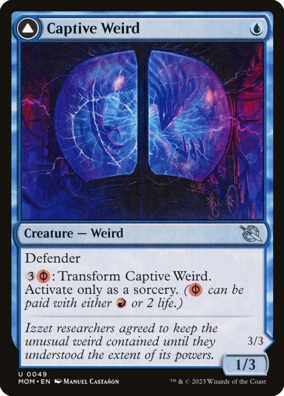Captive Weird // Compleated Conjurer — mom 49 — Magic The Gathering TCG