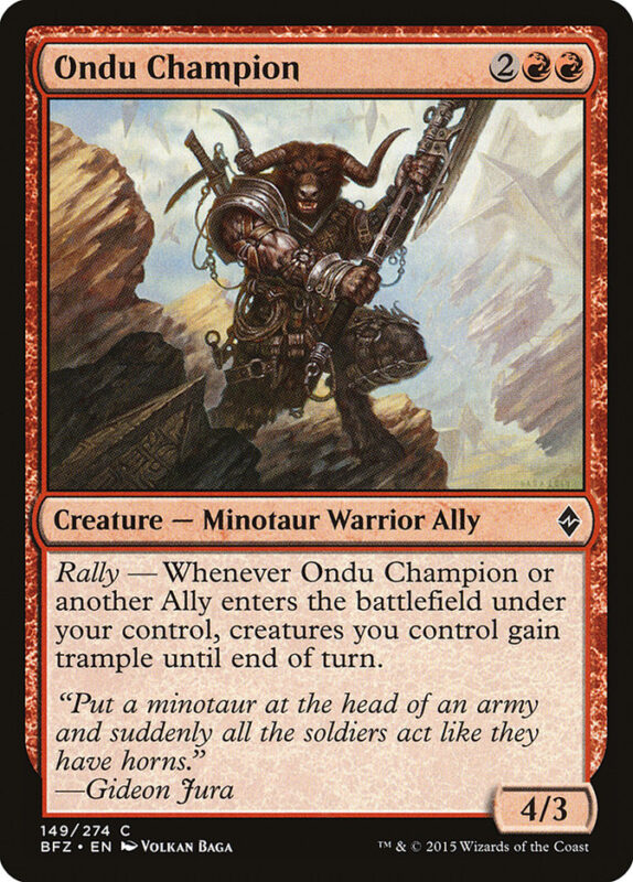 Ondu Champion — bfz 149 — Magic The Gathering TCG
