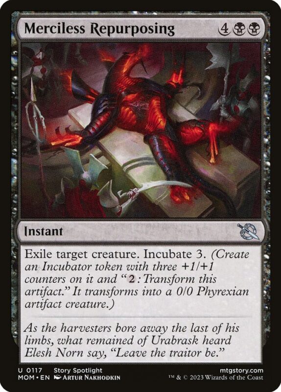 Merciless Repurposing — mom 117 — Magic The Gathering TCG