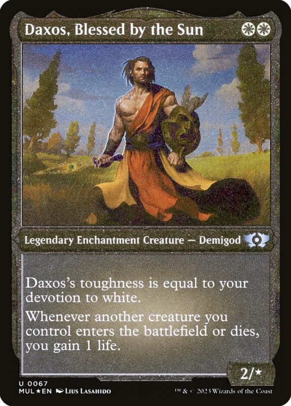 Daxos, Blessed by the Sun — mul 67 — Magic The Gathering TCG