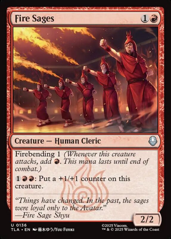 Fire Sages — tla 136 — Magic The Gathering TCG