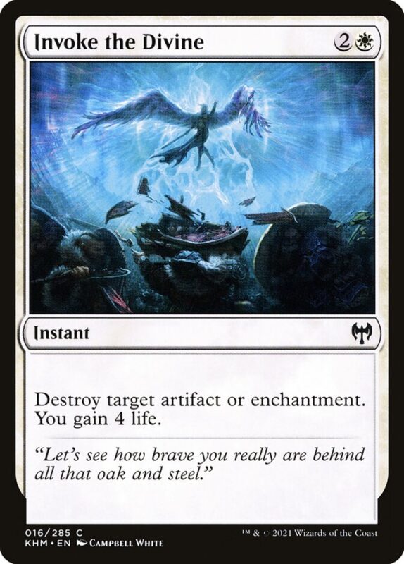 Invoke the Divine — khm 16 — Magic The Gathering TCG