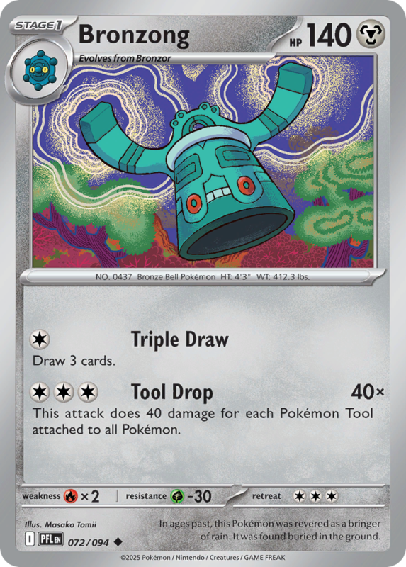 Bronzong — me2 72 — Pokémon TCG