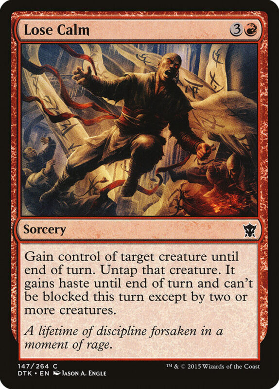 Lose Calm — dtk 147 — Magic The Gathering TCG