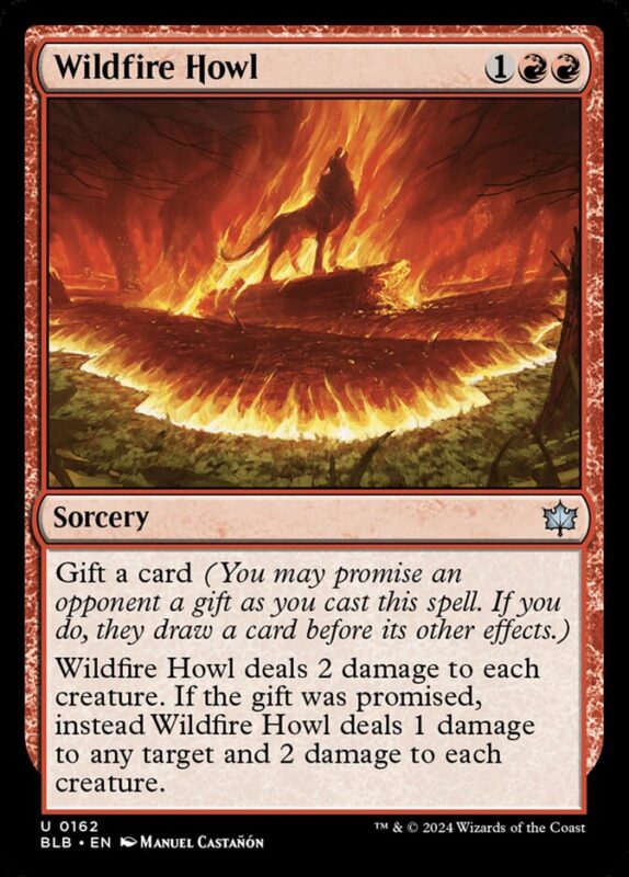 Wildfire Howl — blb 162 — Magic The Gathering TCG