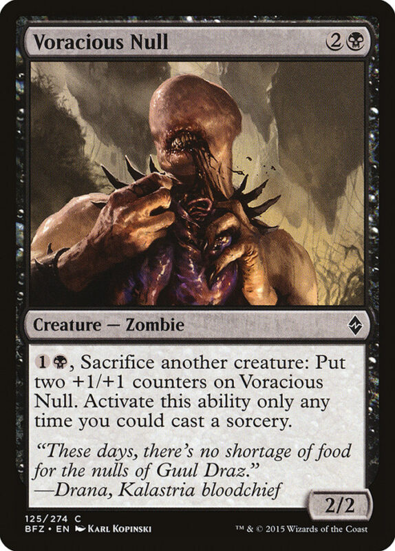 Voracious Null — bfz 125 — Magic The Gathering TCG