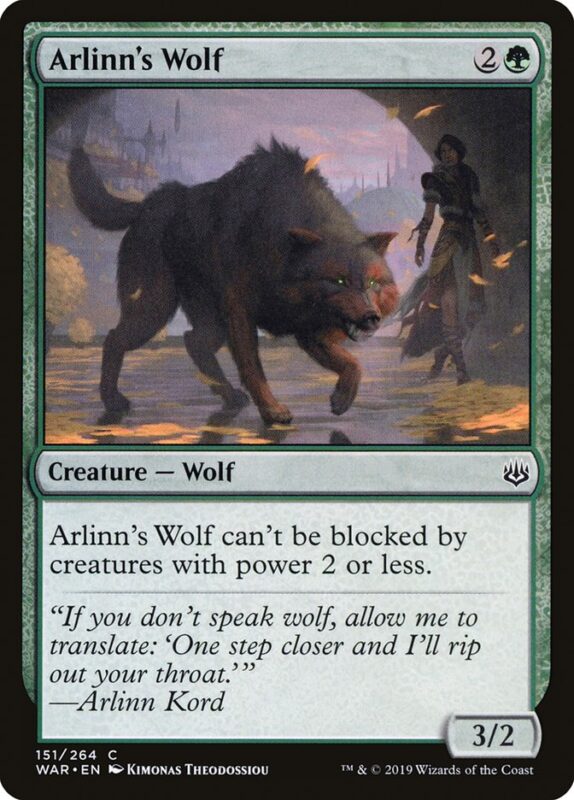 Arlinn's Wolf — war 151 — Magic The Gathering TCG