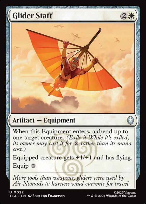 Glider Staff — tla 22 — Magic The Gathering TCG