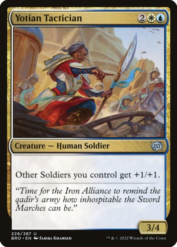 Yotian Tactician — bro 228 — Magic The Gathering TCG
