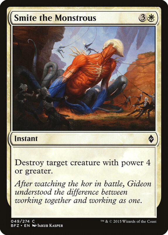 Smite the Monstrous — bfz 49 — Magic The Gathering TCG