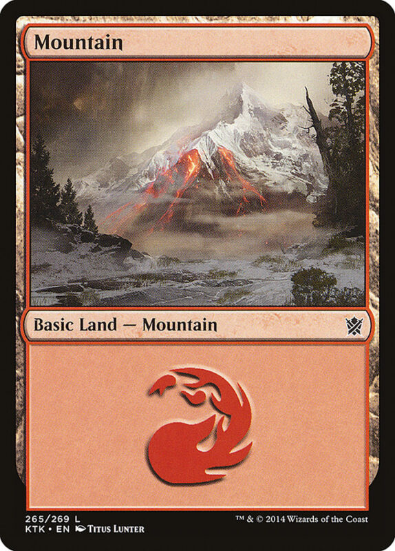Mountain — ktk 265 — Magic The Gathering TCG