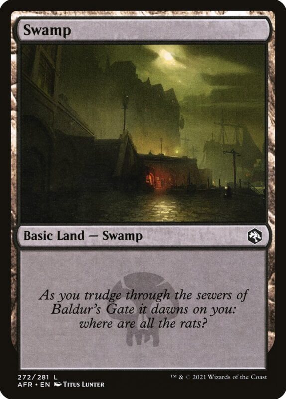 Swamp — afr 272 — Magic The Gathering TCG