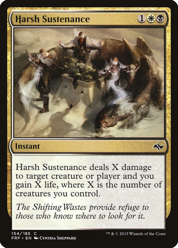 Harsh Sustenance — frf 154 — Magic The Gathering TCG